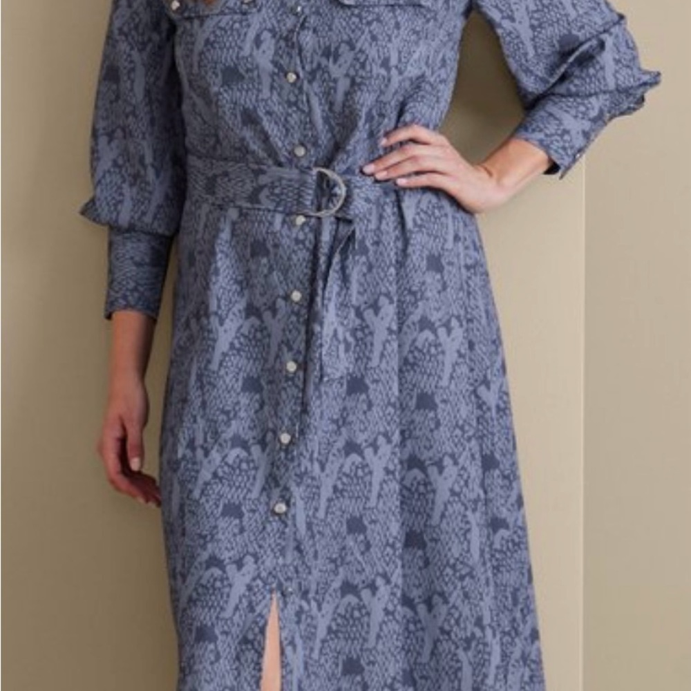 NWT, Soft Surroundings, Shirtdress, Quality Piece. - Picture 2 of 11